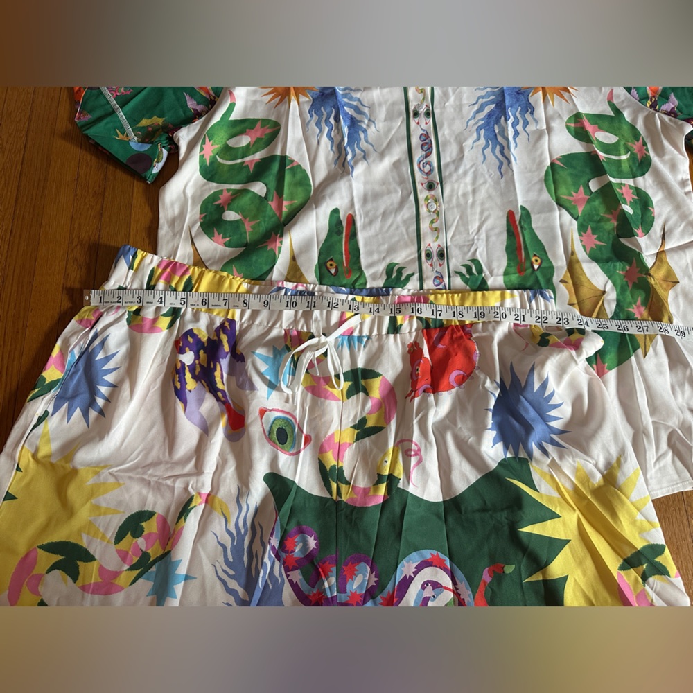 Dragon Motif Matching Shirt & Short Set, Size 6X, NWOT - Picture 2 of 8